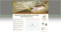 Desktop Screenshot of carpetdyesticks.com
